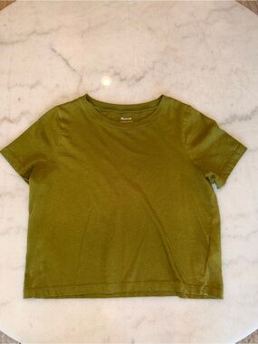 Madewell Olive Green Short Sleeve Tee